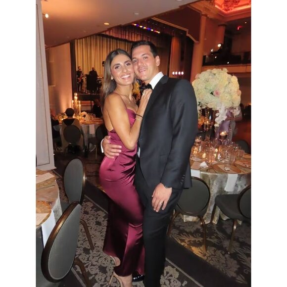 Katie May Tara Gown in Bordeaux Small Womens Long Maxi Dress - Picture 11 of 13